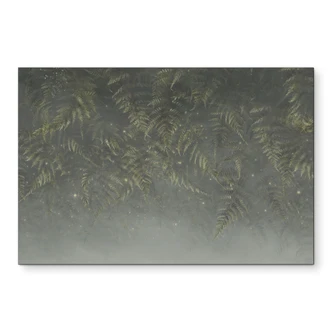 Wandbild Farn im Nebelwald in Grün - Ms Tiff - Alu-Dibond 