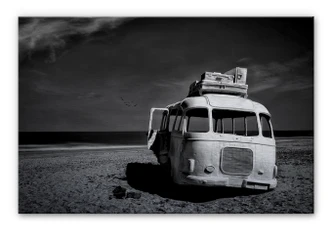 Aluminium Dibond Dapaepe - Beached Bus 