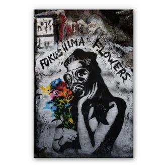 Aluminium Dibond Fukushima Flowers 