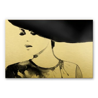 Alu-Dibond-Goldeffekt - Fashion Victim 