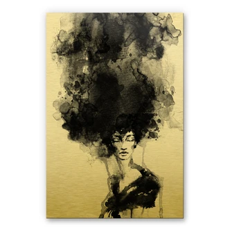 Alu-Dibond-Goldeffekt - One Fire Alu-Dibond-Goldeffekt - One Fire