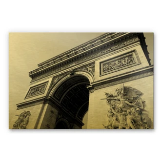 Alu-Dibond-Goldeffekt - Arc de Triumphe 
