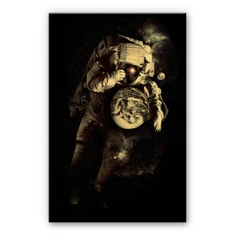 Alu-Dibond goud effect Nicebleed - It's a Small World After All 