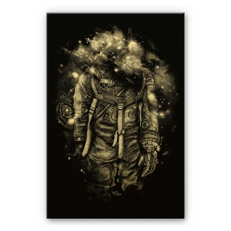 Dibond Schilderij met goud effect Nicebleed - Lost in Cosmic Shades 