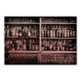 Alu-Dibond-Kupfereffekt - Klein - The Classic Bar 
