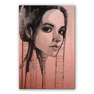 Alu-Dibond-Kupfereffekt - Green Eyeshadow 