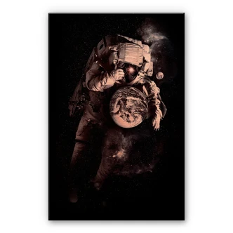 Alu-Dibond koper effect Nicebleed - It's a Small World After All 