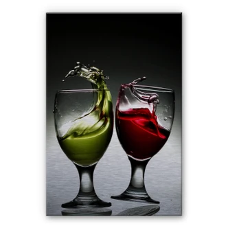 ALu-Dibond Lukman - Dansende Glazen 