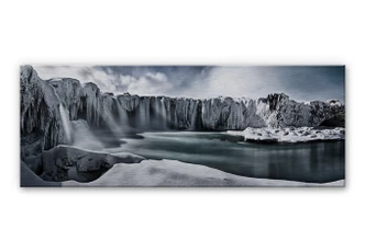 Alu-Dibond Bild Shcherbina - Islands Wasserfälle  