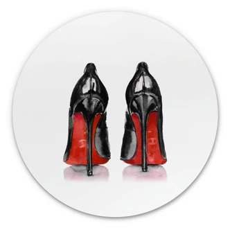 Alu-Dibond High Heels - Rund 