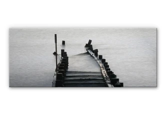 Alu-Dibond Bild Way to nowhere - Panorama 