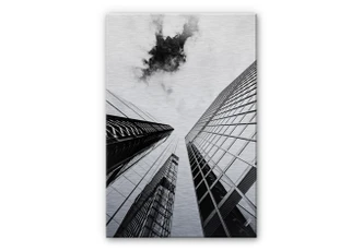 Aluminium Dibond – Wolkenkrabbers 