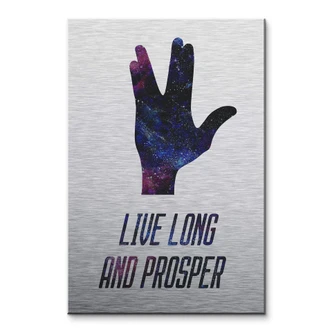 Alu-Dibond - Live long and prosper 