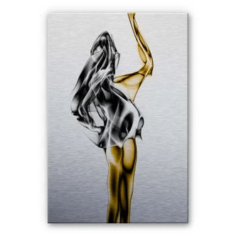 Alu-Dibond met zilver effect Marini - Gold & Silver Beauty 