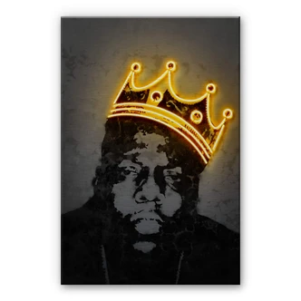 Dibond Schilderij met zilver effect Mielu - BIG 