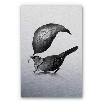 Dibond Schilderij met zilver effect Nicebleed - the Messenger 