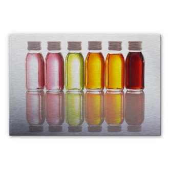 Alu-Dibond Bild Oil Bottles Alu-Dibond Bild Oil Bottles