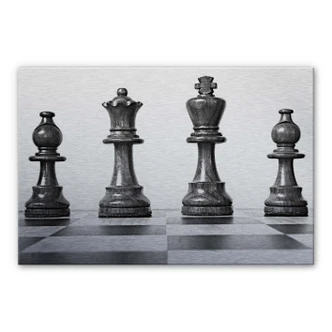 Alu-Dibond Bild Schach Symmetrie 