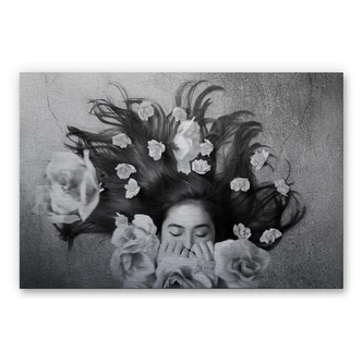 Alu-Dibond Zilver effect - Sulistyono - Sleep 