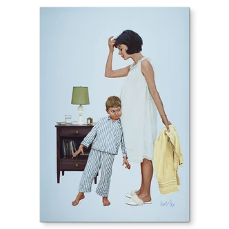 Wandbild Doppelter Herzschlag (1964) - Alu-Dibond - Kurt Ard 