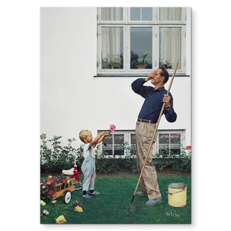 Wandbild Sag es mit Blumen (1963) - Kurt Ard - Alu-Dibond 