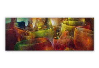 Alu-Dibond Bild Schmucker - Zu später Stunde –  