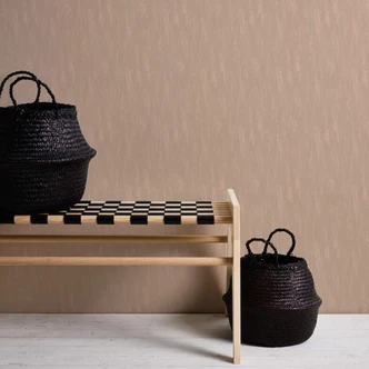 Architects Paper, Di Seta Fleece Wallpaper, rose, metallic 