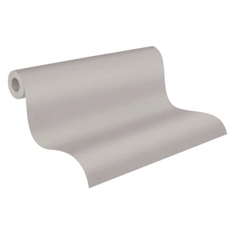 Architects Paper Vliestapete Floral Impression Unitapete einfarbig grau, braun 
