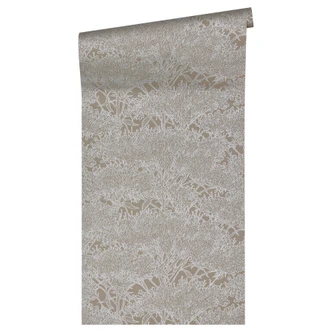 Architects Paper Papier Peint Design Absolutely Chic Graphique Gris Argent   