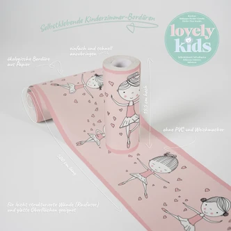 Lovely Kids Behangrand Zelfklevend 