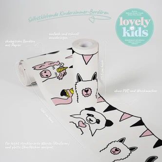 Lovely Kids Behangrand Zelfklevend 