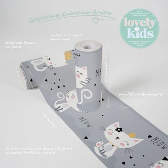 Lovely Kids Behangrand Zelfklevend 