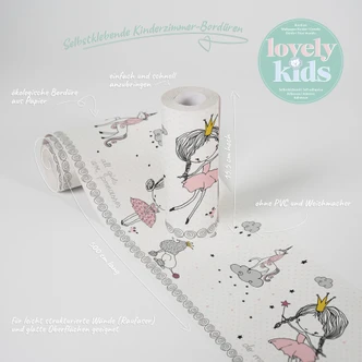 Lovely Kids Behangrand Zelfklevend 