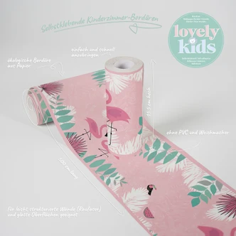 Lovely Kids Behangrand Zelfklevend 