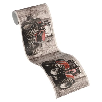 A.S. Création Little Stars Papier peint effet bois - Papier peint enfant Rouge, Brun 