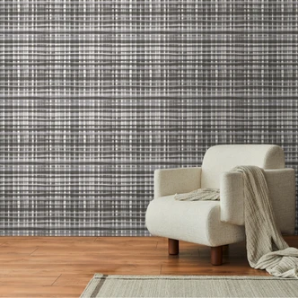 Carta da parati a quadri grigio bianco - Campione di prodotto classico - Carta da parati in tessuto non tessuto moderno a quadri Carta da parati a quadri grigio bianco - Campione di prodotto classico - Carta da parati in tessuto non tessuto moderno a quadri