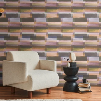 Carta da parati a quadretti effetto acquerello marrone verde - Campione di prodotto morbido e sfumato - Carta da parati in tessuto non tessuto moderno Carta da parati a quadretti effetto acquerello marrone verde - Campione di prodotto morbido e sfumato - Carta da parati in tessuto non tessuto moderno