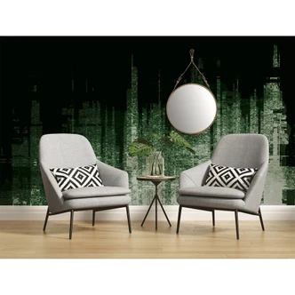 Architects Paper Papier peint photo Atelier 47 Skyline Art vert 