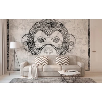 Fototapete Atelier 47 Monkey Pattern Tiere - Architects Paper 