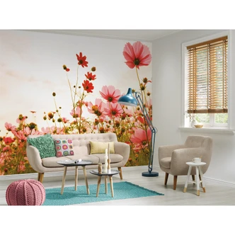 Livingwalls Fototapete Designwalls Flower Meadow Blumen 