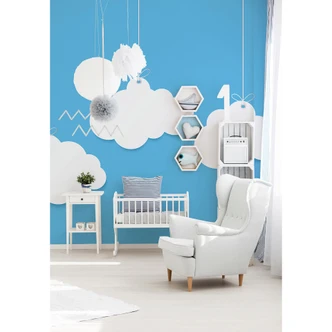 Livingwalls Fototapete Designwalls Clouds Kinderzimmer 