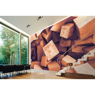 Livingwalls Fotomurale Designwalls - Blocchi di cemento 