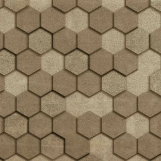 GraphicBlocks2 geométrico beige marrón - Papel pintado no tejido Designwalls 2 - 2,55 x 3,5 m 