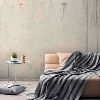 Fototapete Industrial OldWall in grau creme - Vliestapete Designwalls 2 - 2,55 x 3,5 m 