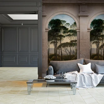 Livingwalls Metropolitan stories THE WALL landschap behang 