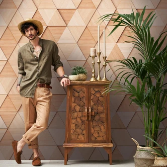 Livingwalls Metropolitan stories THE WALL 3D behang 