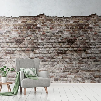 Livingwalls Metropolitan stories THE WALL - stone effect wallpaper 