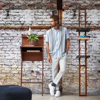 Livingwalls Tapete in Steinoptik Metropolitan Stories THE WALL Vliestapete Backstein grau, schwarz 