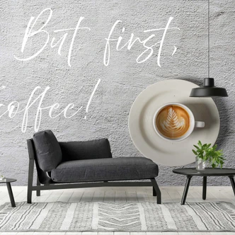 Carta da parati in tessuto non tessuto Fotomurale detto grigio bianco - 3,75 x 2,50 m - Carta da parati in tessuto non tessuto moderno 