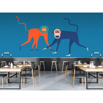 Livingwalls Photo Wallpaper Walls by Patel 2 monkey business 2 